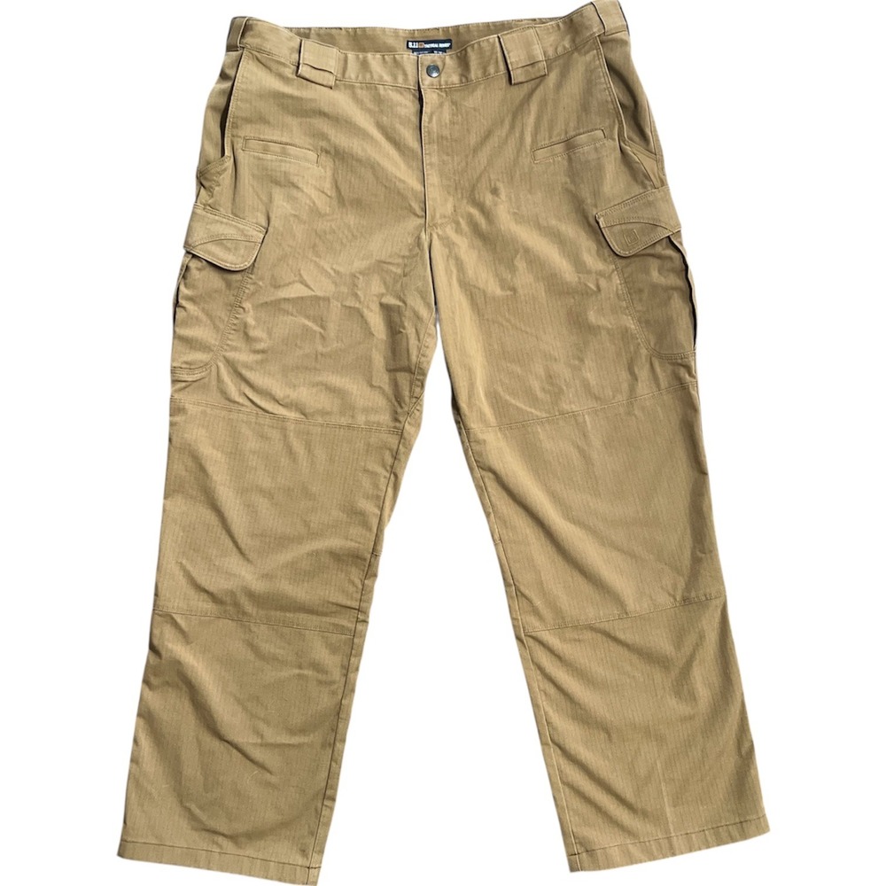 5.11 Tactical Series Men's Double Knee Khaki Cargo Pants‎ 40x32 Ripstop